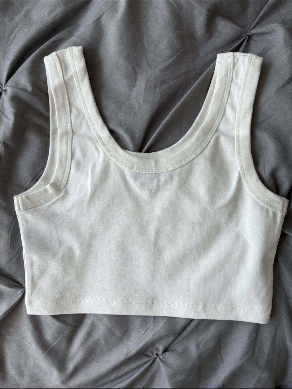 Prada White Tank Top Cropped - Picture 6 of 9